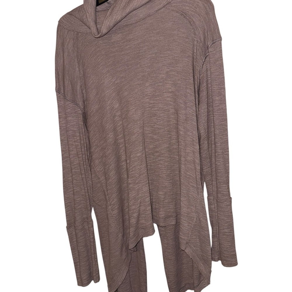 We the Free Light Mauve Hooded Long Sleeve Tunic